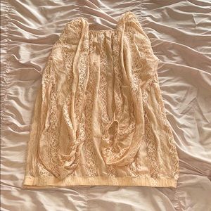 Lace off the shoulder top